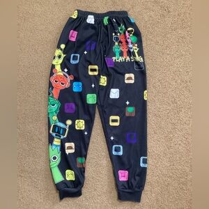 NEW Sprunki Pants Boy L 9/10 Joggers Pajamas